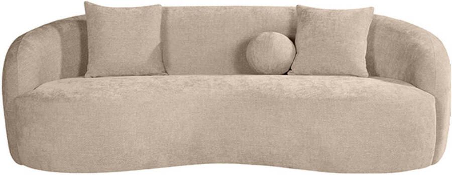 LABEL51 Novo Bank Bruin Velvet 2 5-Zits Met Armleuning - Foto 3