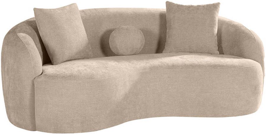 LABEL51 Novo Bank Bruin Velvet 2 5-Zits Met Armleuning - Foto 2