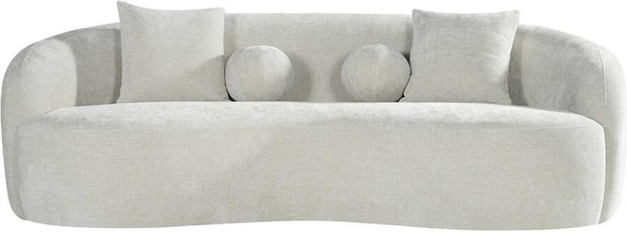 LABEL51 Novo Bank Naturel Velvet 3-Zits Met Armleuning - Foto 2