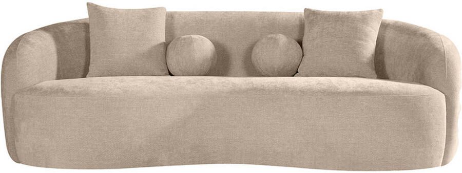 LABEL51 Novo Bank Bruin Velvet 3-Zits Met Armleuning - Foto 3