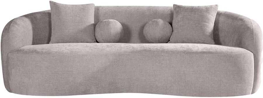 LABEL51 Novo Bank Grijs Velvet 3-Zits Met Armleuning - Foto 2