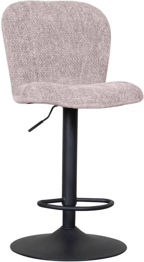 LABEL51 Vino Barkruk Naturel Velvet Zithoogte 64-84 Kruk Draaibaar - Foto 4