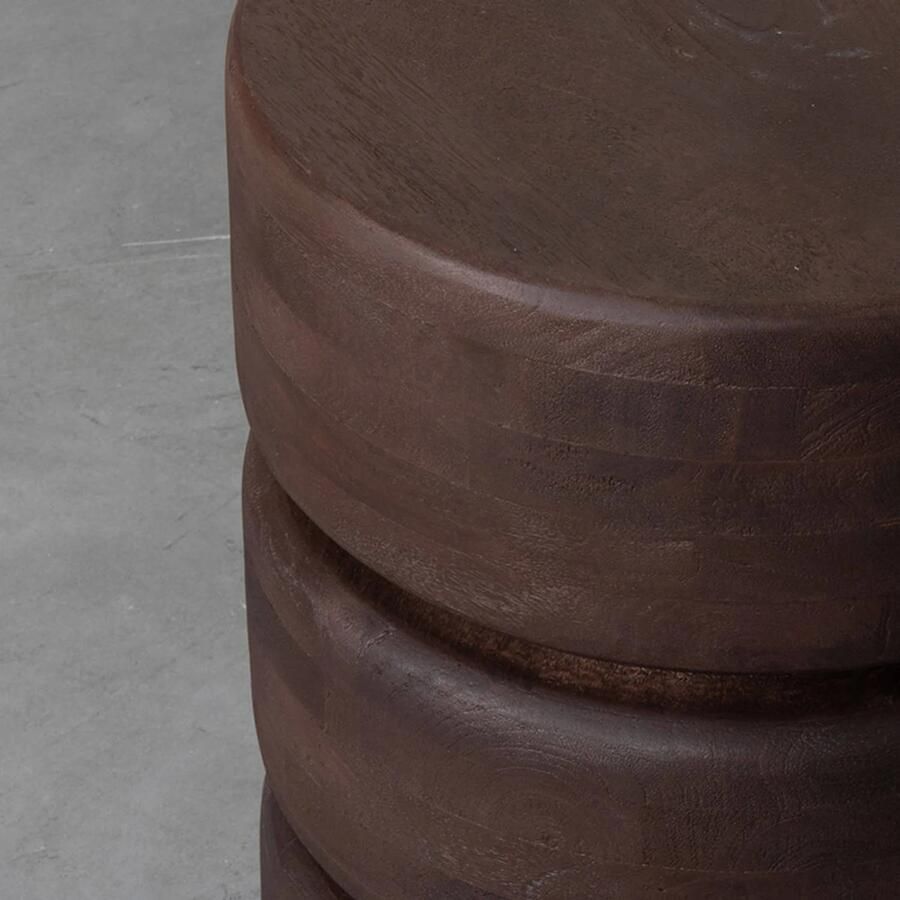 LABEL51 bijzettafel (35x35Â cm) Espresso Milly