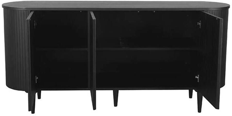 LABEL51 Oliva Dressoir Zwart Eiken 180 cm - Foto 4