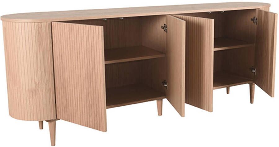 LABEL51 Oliva Dressoir Naturel Eiken Dressoir 220 cm - Foto 4