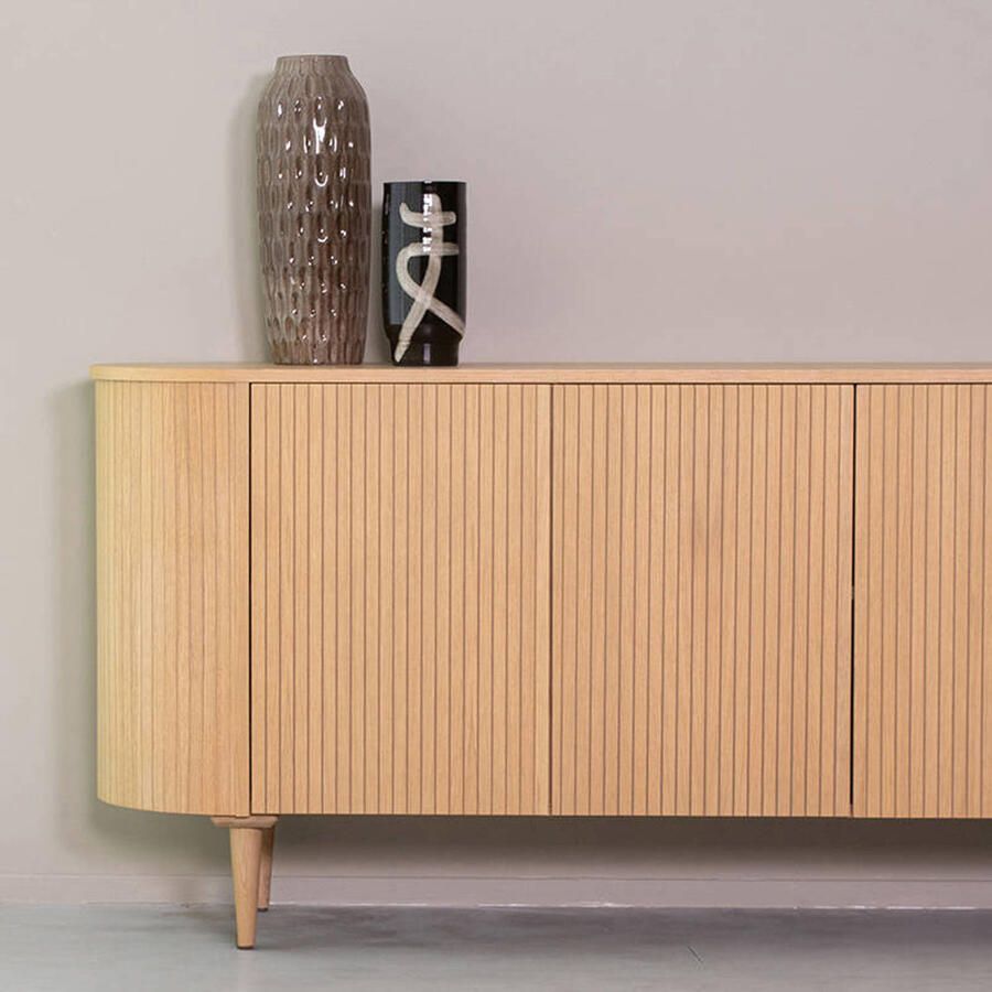 LABEL51 Oliva Dressoir Naturel Eiken Dressoir 220 cm - Foto 3