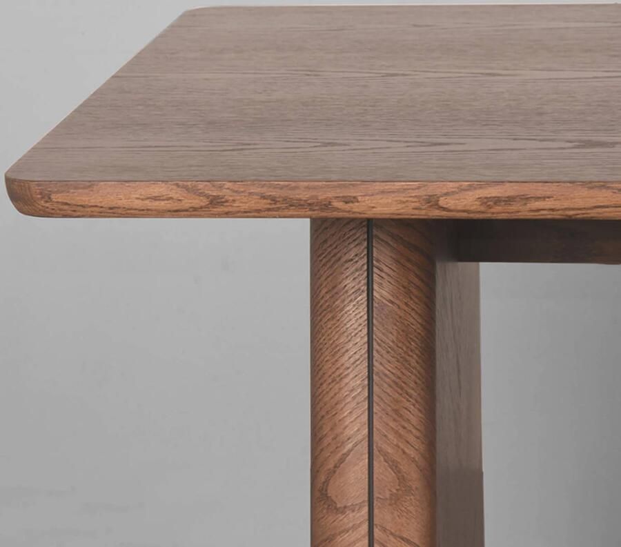 LABEL51 Jule Eetkamertafel Bruin Eiken 210x100 cm - Foto 3