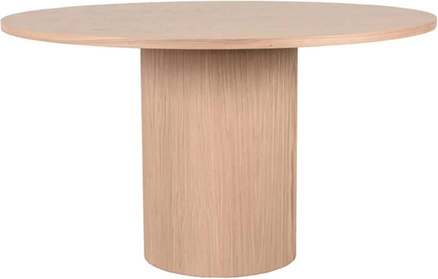 LABEL51 I_Oliva Eetkamertafel NATUREL Eiken 130 cm Rond