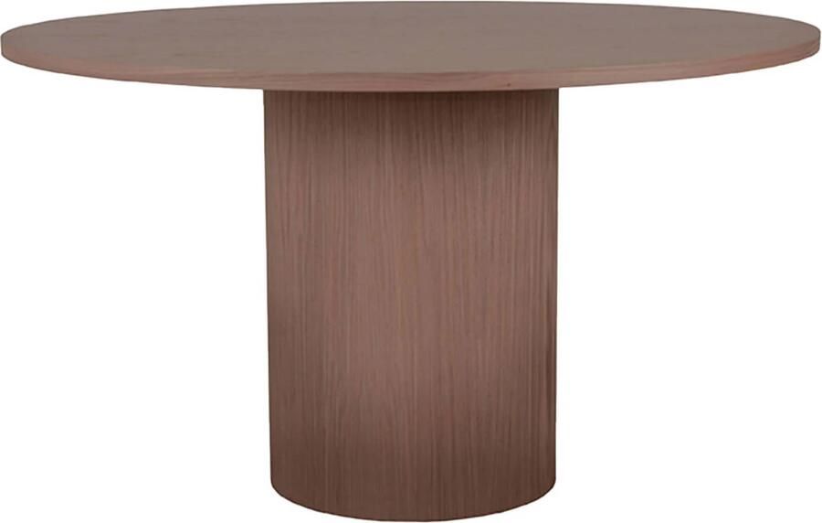 LABEL51 Oliva Eetkamertafel Bruin Eiken 130 cm Rond - Foto 2