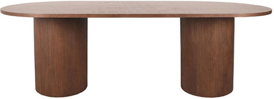 LABEL51 Oliva Eetkamertafel Bruin Eiken 240 cm - Foto 3