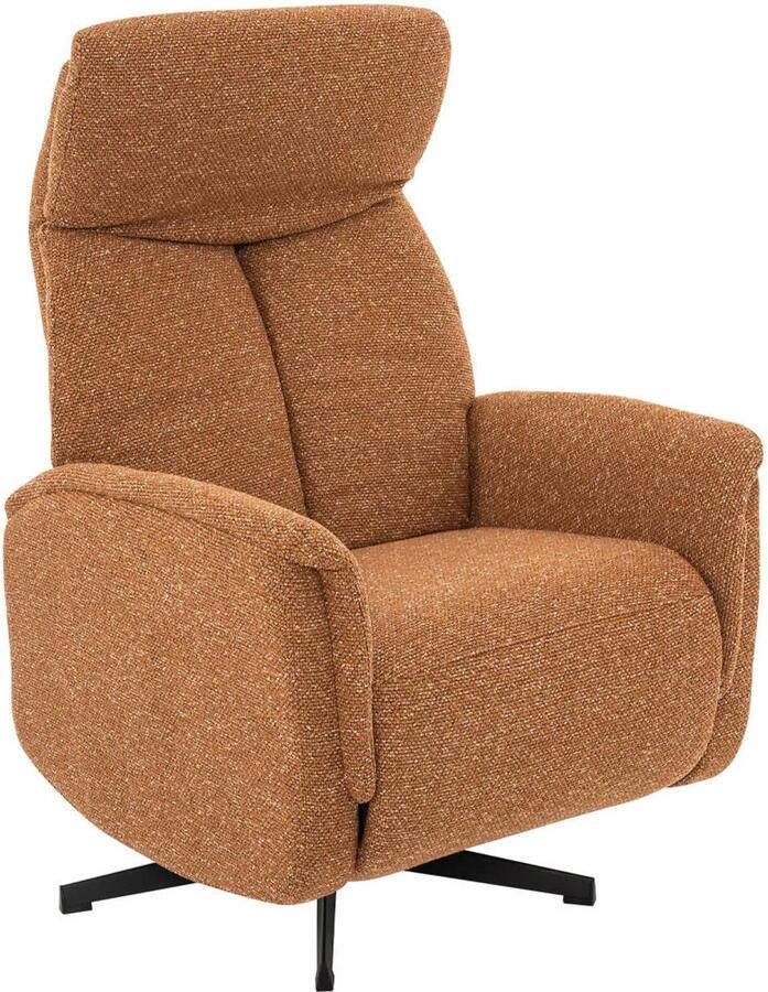 LABEL51 Aarhus Fauteuil Oranje Royal Stof 2-Motorig - Foto 2