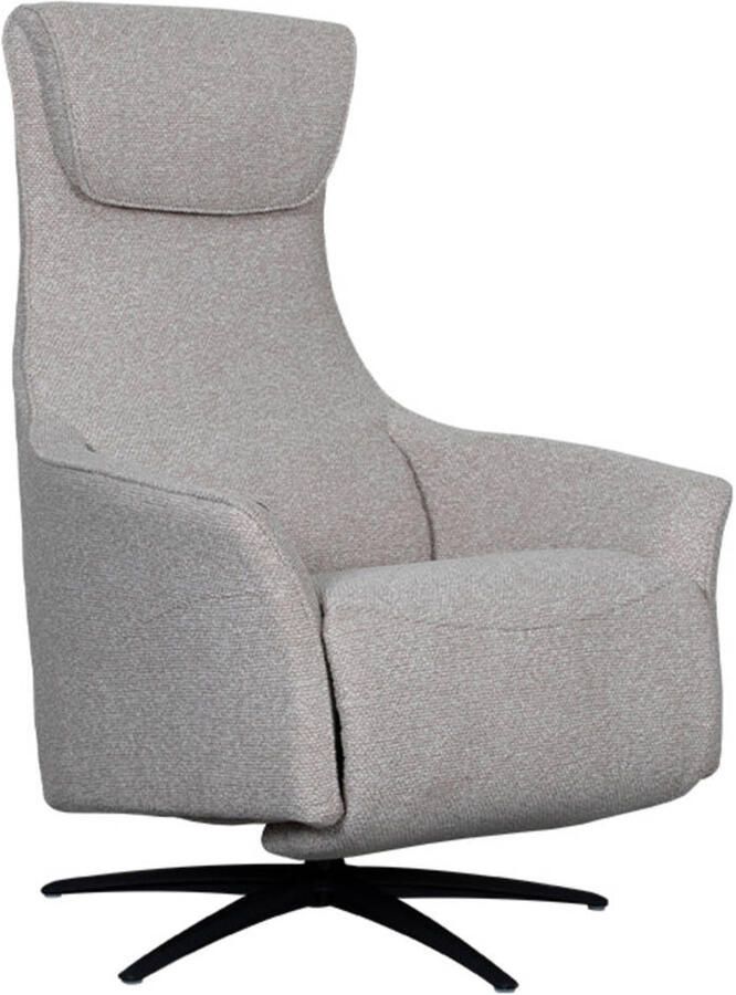 LABEL51 Lund Fauteuil Naturel Stof One Size Draaibaar Met Armleuning - Foto 5