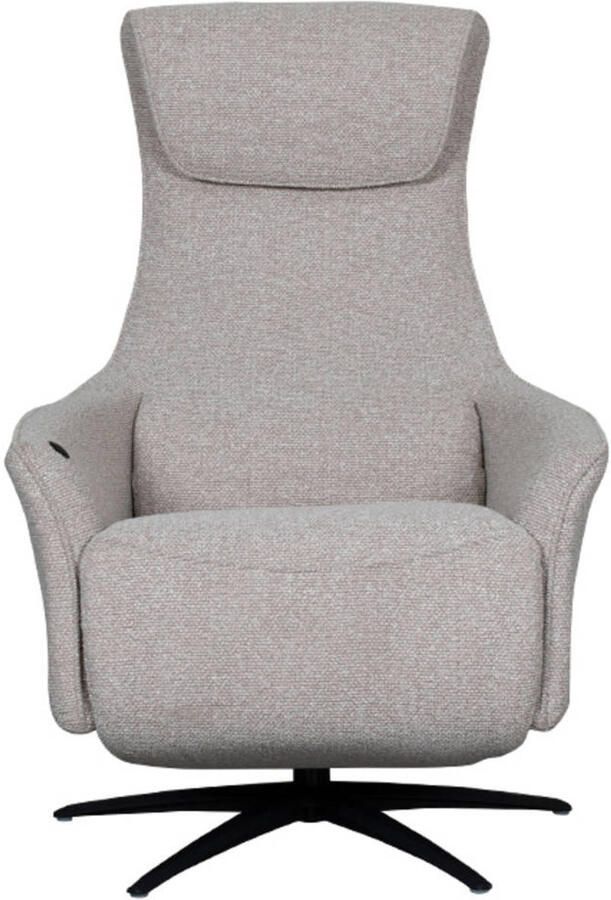 LABEL51 Lund Fauteuil Naturel Stof One Size Draaibaar Met Armleuning - Foto 4
