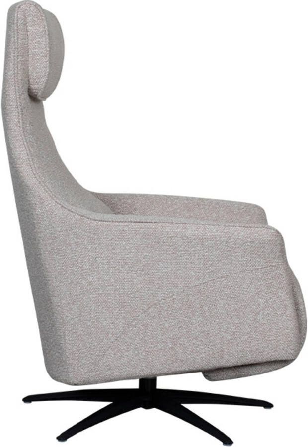 LABEL51 Lund Fauteuil Naturel Stof One Size Draaibaar Met Armleuning - Foto 3