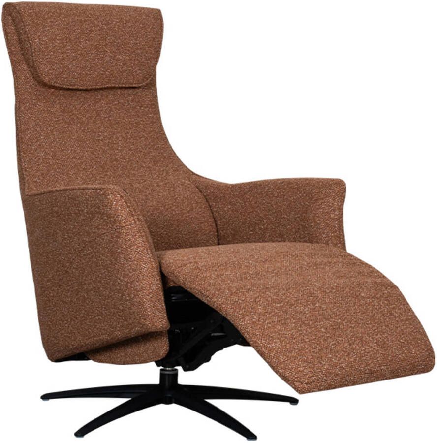 LABEL51 Lund Fauteuil Oranje Stof One Size Draaibaar Met Armleuning - Foto 2