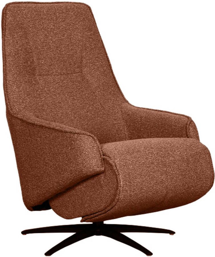 LABEL51 Odense Fauteuil Oranje Stof One Size Draaibaar Met Armleuning - Foto 4