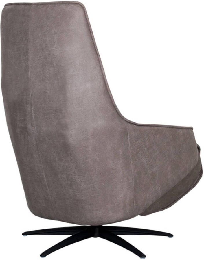 LABEL51 Odense Fauteuil Bruin Stof One Size Draaibaar Met Armleuning - Foto 2