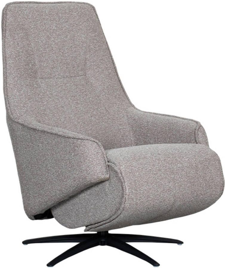 LABEL51 Odense Fauteuil Grijs Stof One Size Draaibaar Met Armleuning - Foto 3