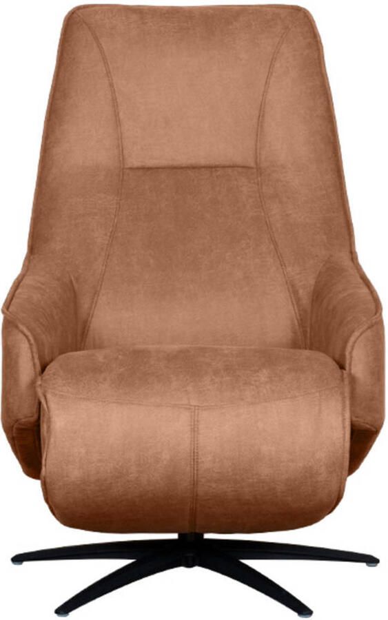 LABEL51 Odense Fauteuil Bruin Stof One Size Draaibaar Met Armleuning - Foto 3