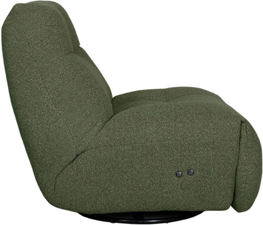 LABEL51 Relax & Recharge Fauteuil Groen Stof One Size Draaibaar - Foto 2
