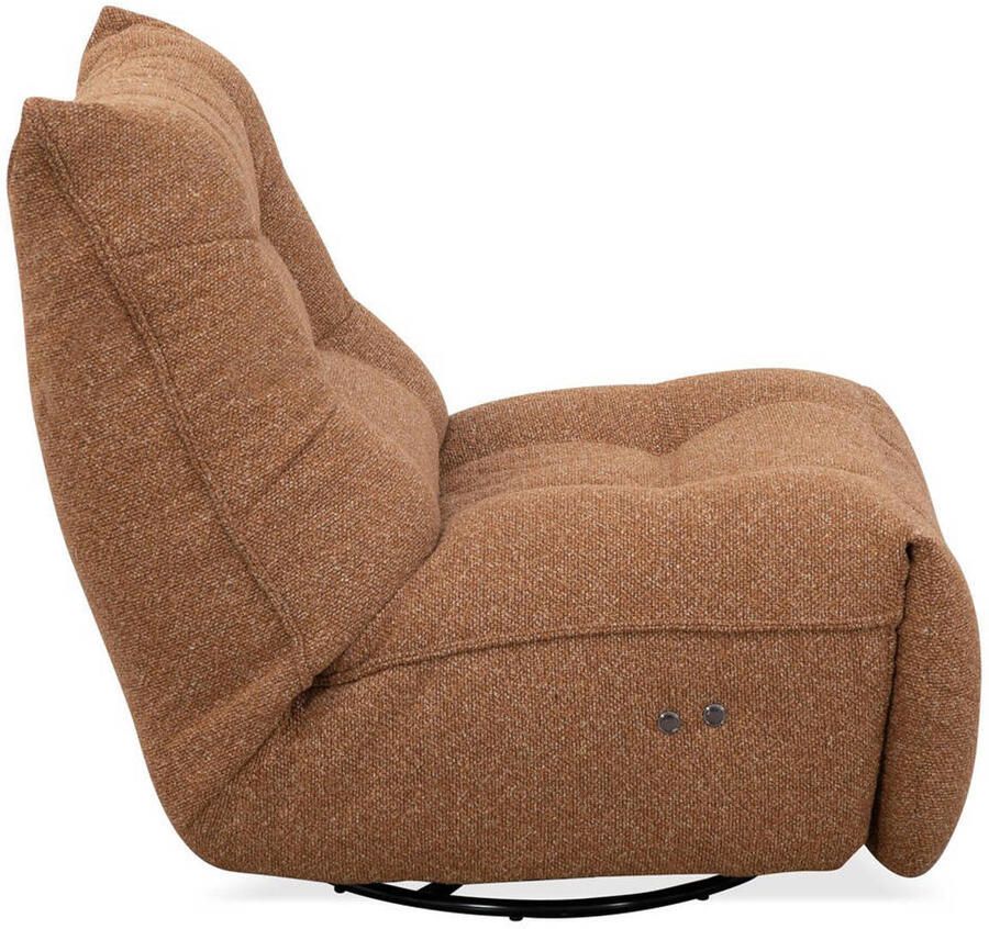 LABEL51 Relax & Recharge Fauteuil Oranje Stof One Size Draaibaar - Foto 2