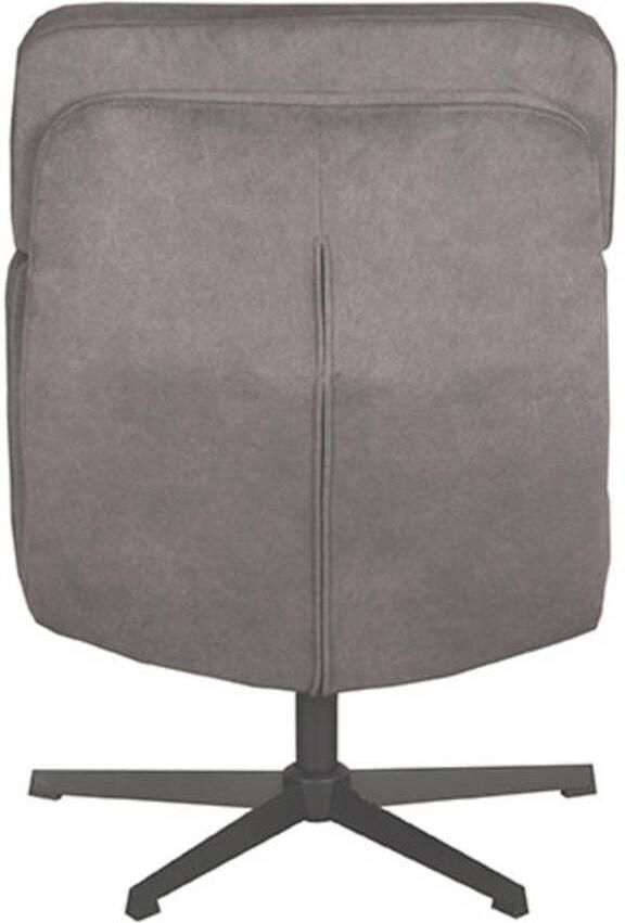 Label51 Fauteuil Alvar Antraciet Cosmo Incl. Hocker 57x53x83 cm - Foto 2