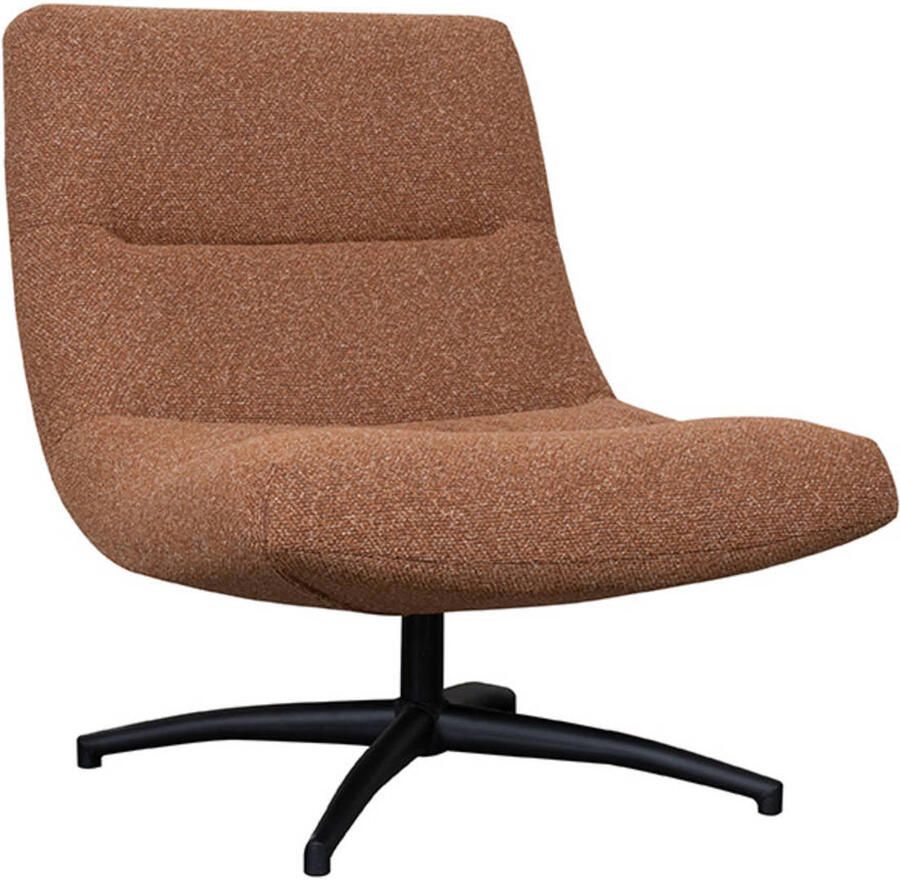 LABEL51 Calix Fauteuil Oranje Stof One Size Draaibaar - Foto 4
