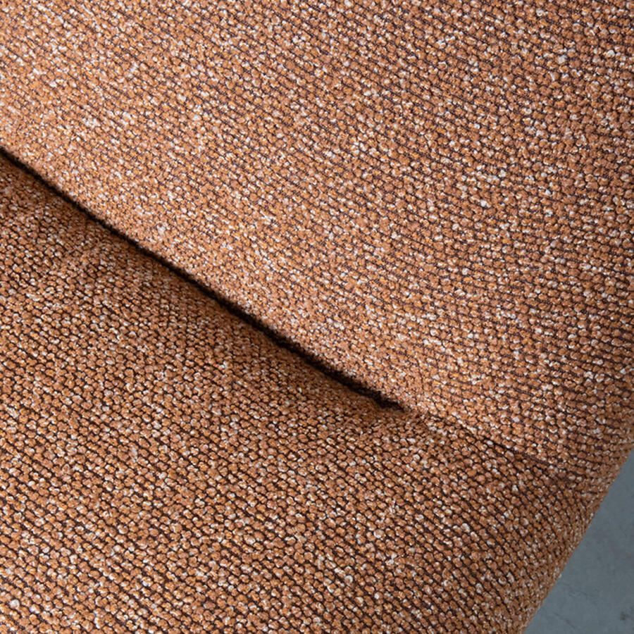 LABEL51 Calix Fauteuil Oranje Stof One Size Draaibaar