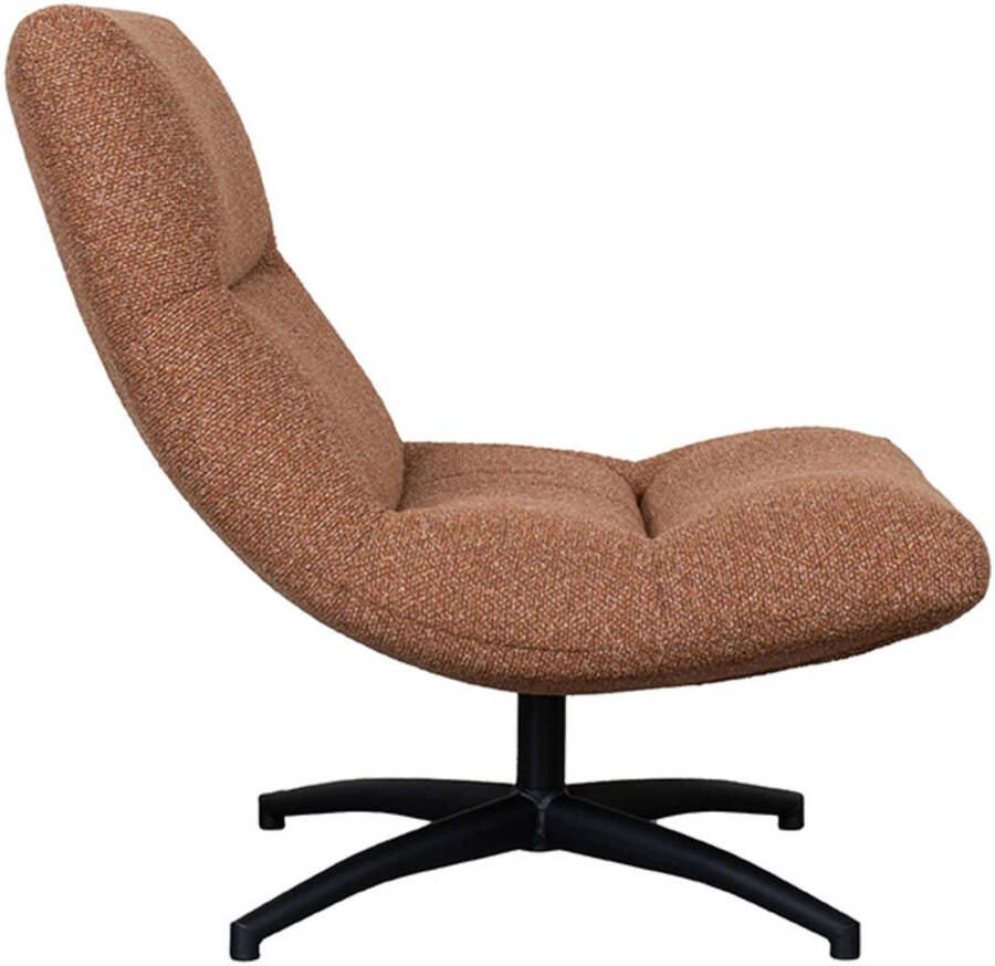 LABEL51 Calix Fauteuil Oranje Stof One Size Draaibaar - Foto 3