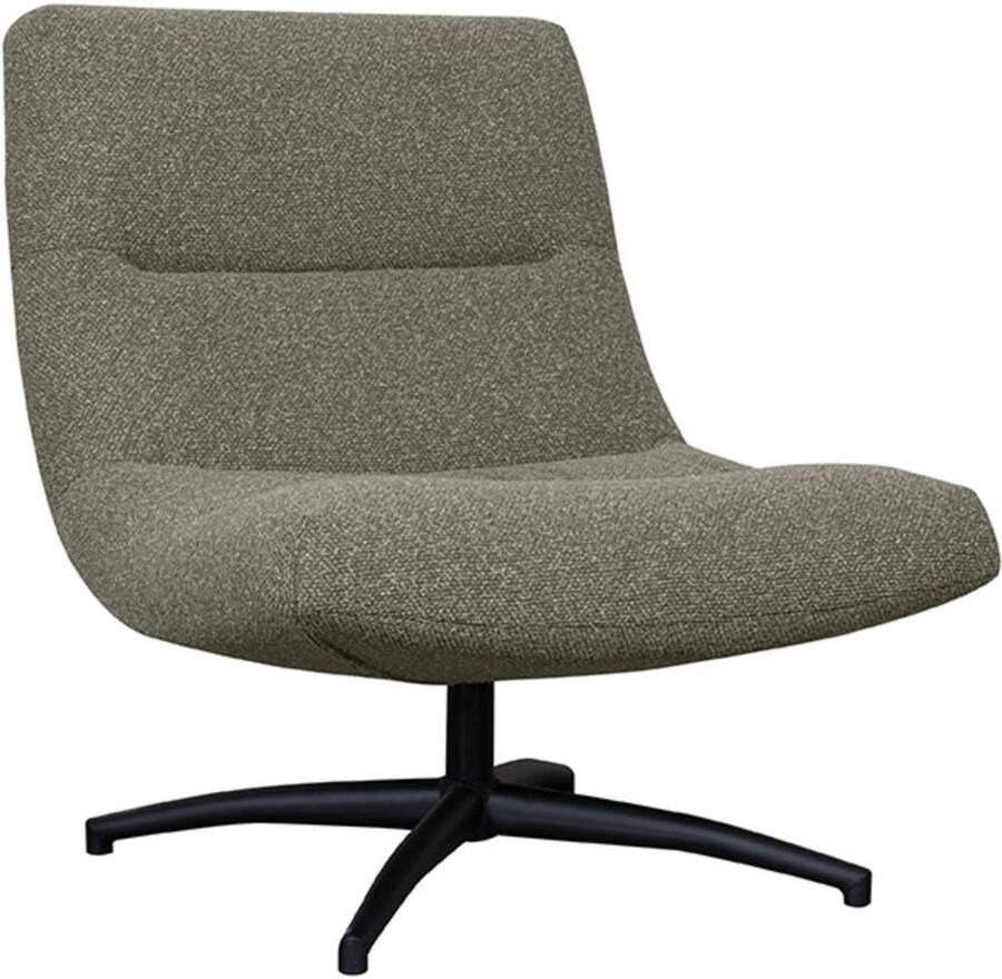 LABEL51 Calix Fauteuil Grijs Stof One Size Draaibaar - Foto 3