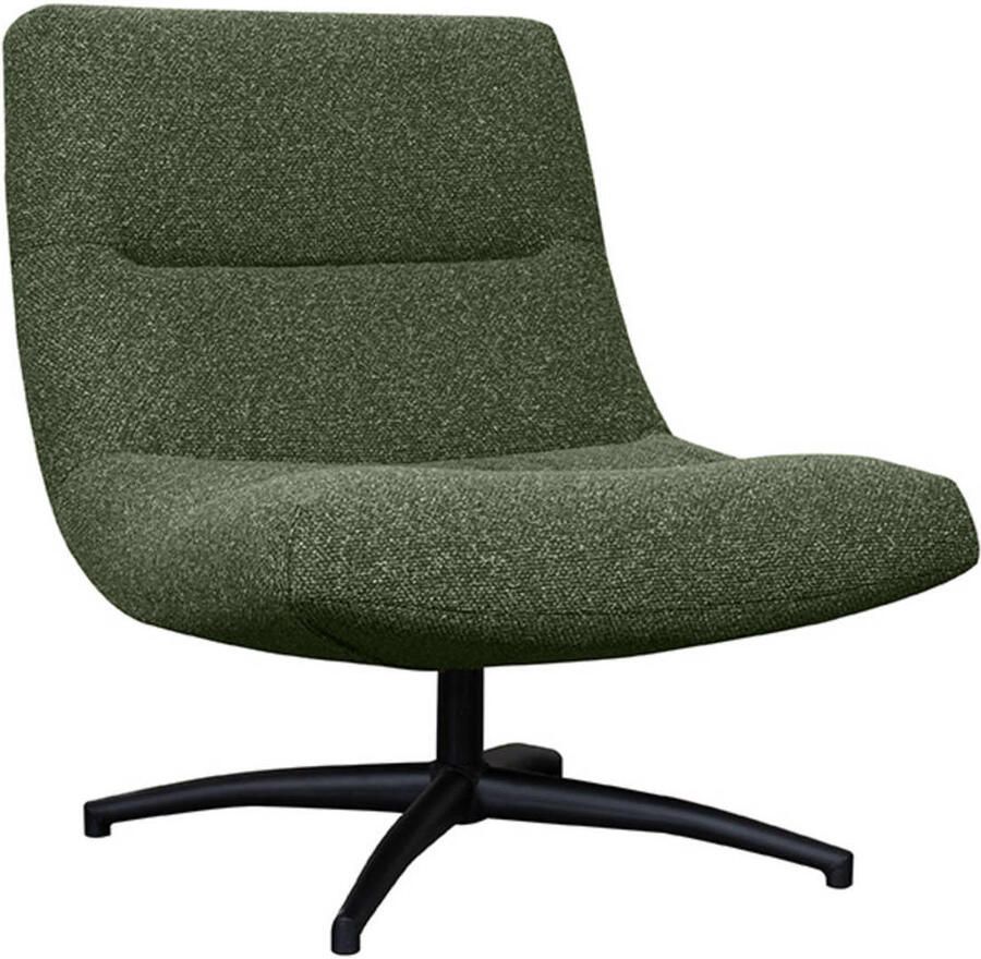 LABEL51 Calix Fauteuil Groen Stof One Size Draaibaar - Foto 3