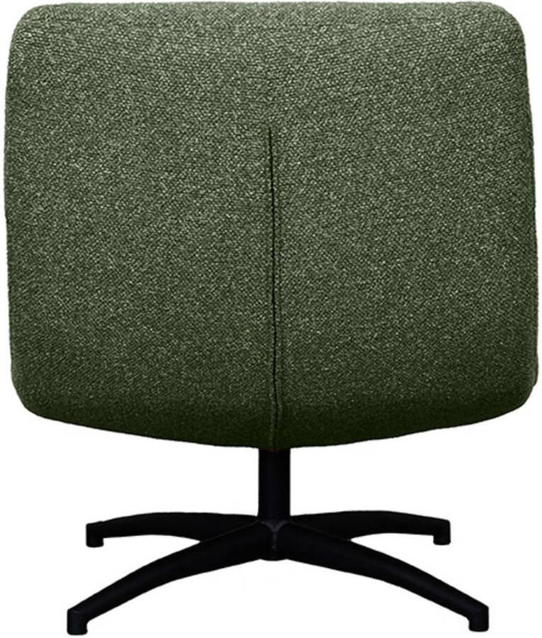 LABEL51 Calix Fauteuil Groen Stof One Size Draaibaar - Foto 2