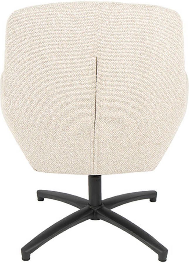 LABEL51 Chill Zone Fauteuil Naturel Stof One Size Draaibaar Met Armleuning - Foto 3
