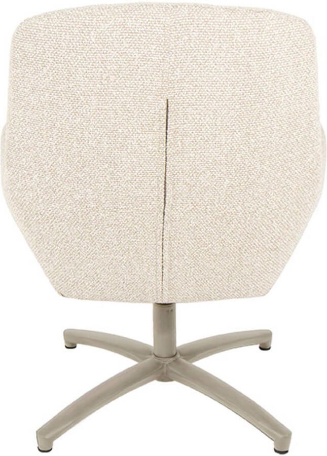 LABEL51 Chill Zone Fauteuil Naturel Stof One Size Draaibaar Met Armleuning - Foto 3