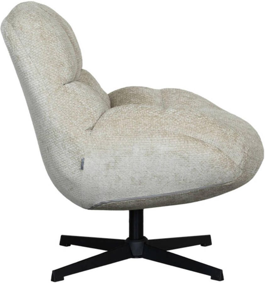 LABEL51 Huxley Fauteuil Groen Velvet One Size Draaibaar - Foto 4