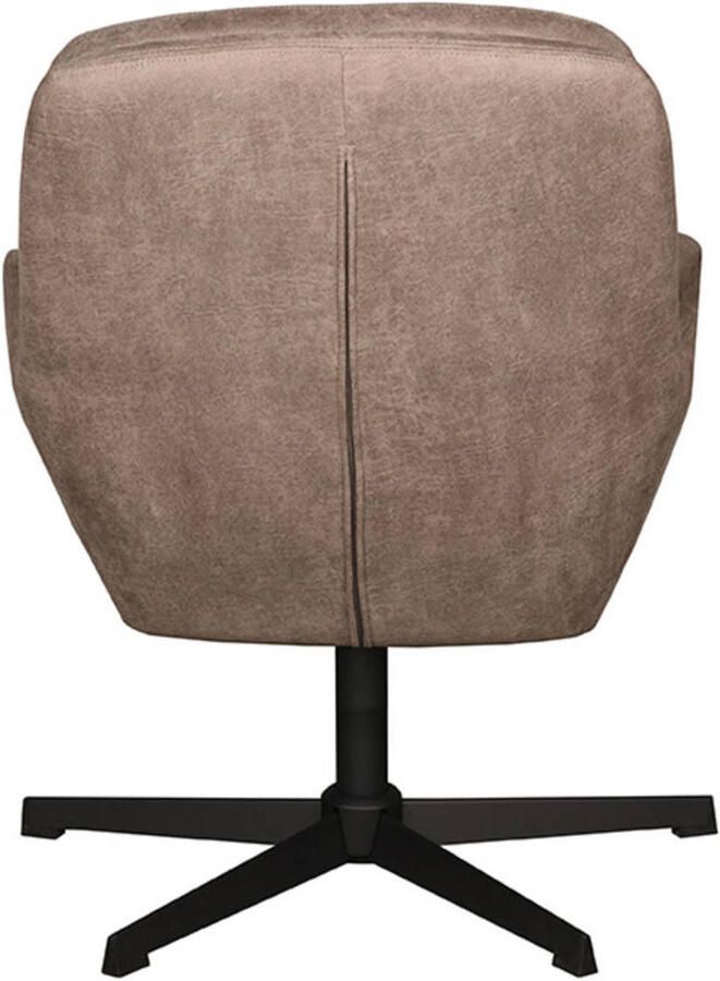 LABEL51 Moss Fauteuil Bruin Stof One Size Draaibaar Met Armleuning - Foto 2