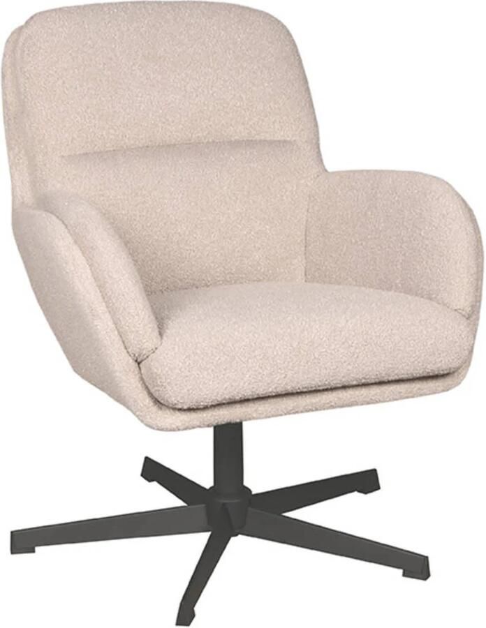 LABEL51 I_Moss Fauteuil NATUREL Stof One Size Draaibaar Met Armleuning - Foto 2