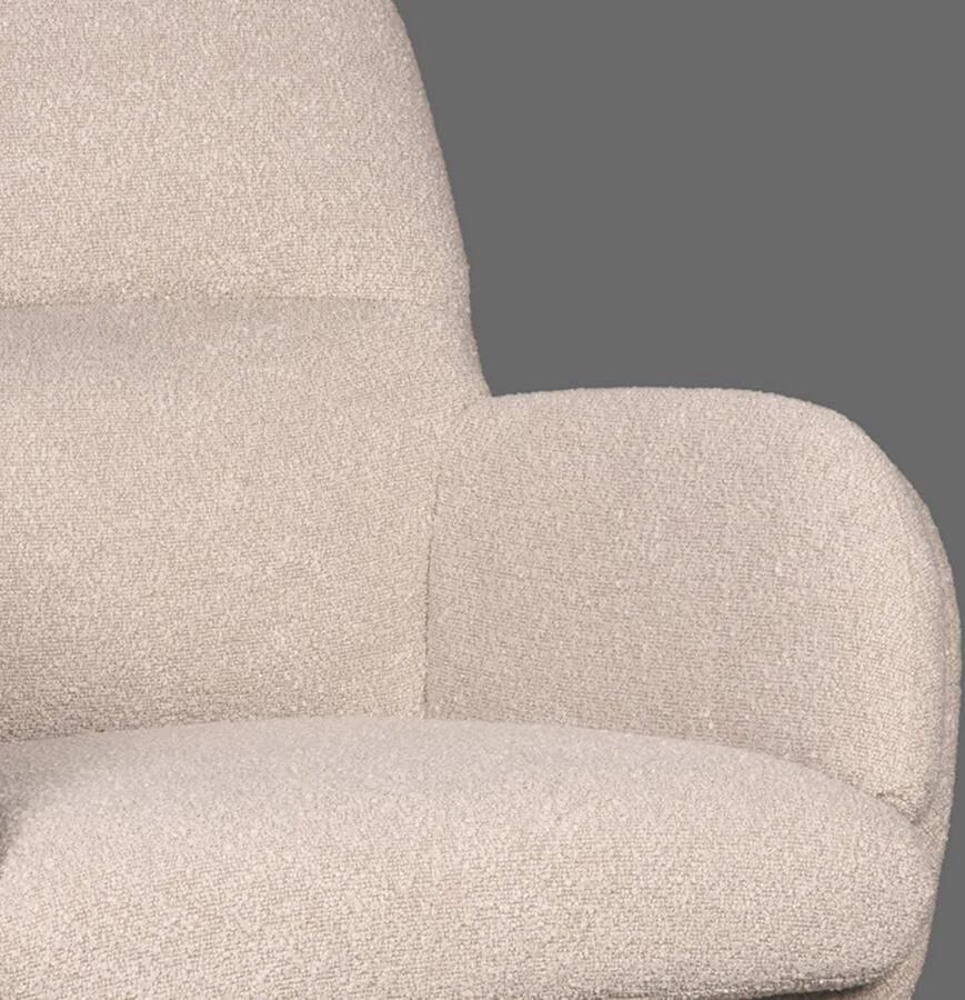 LABEL51 I_Moss Fauteuil NATUREL Stof One Size Draaibaar Met Armleuning - Foto 3