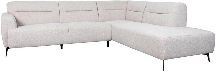 LABEL51 Bolzano Hoekbank Naturel Stof Rechts Met Armleuning - Foto 3