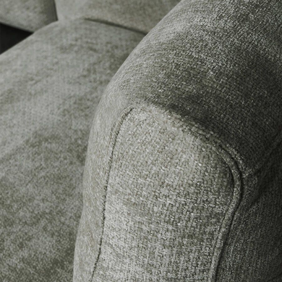 LABEL51 Milano Hoekbank Groen Velvet Rechts Met Armleuning - Foto 2