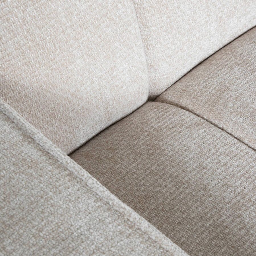 LABEL51 Vitoro Hoekbank Naturel Velvet Rechts Met Armleuning - Foto 2