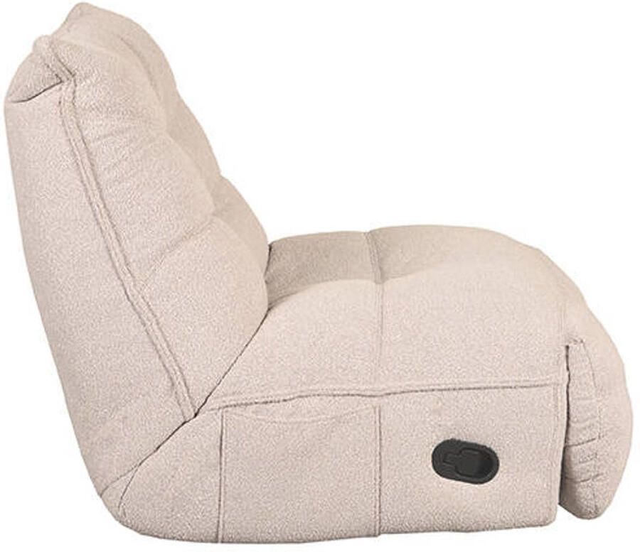 LABEL51 Take It Easy Fauteuil Naturel Stof One Size Draaibaar - Foto 3