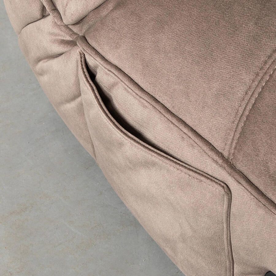 LABEL51 I_Take It Easy Fauteuil BRUIN Velvet One Size Draaibaar - Foto 3
