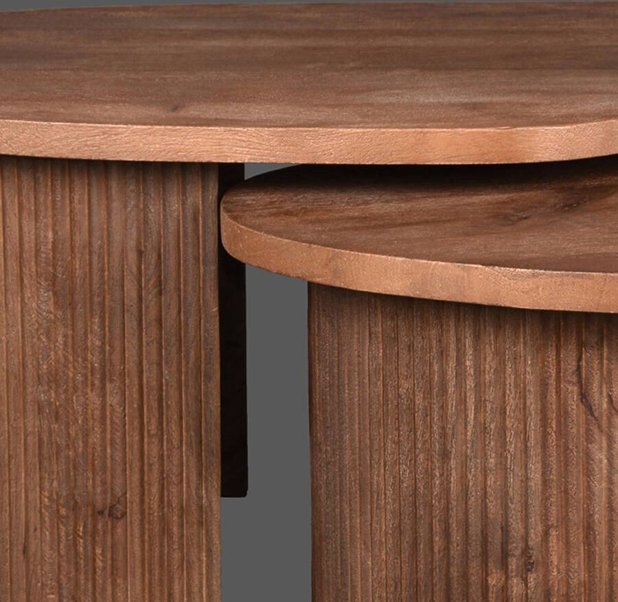 LABEL51 salontafel (58x58Â cm) Espresso Timon - Foto 2