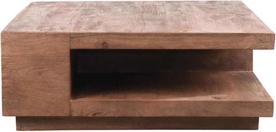 LABEL51 salontafel (80x80Â cm) Espresso Square