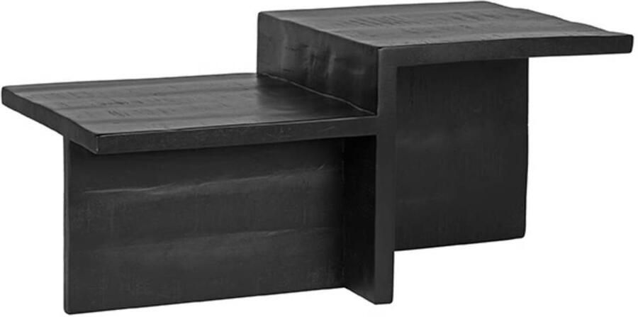 LABEL51 Skip Salontafel Zwart Hout 90 cm - Foto 4