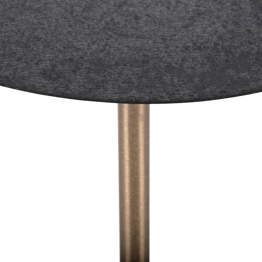 Leitmotiv Bijzettafel Dex Large Zwart 50x50x51cm Modern