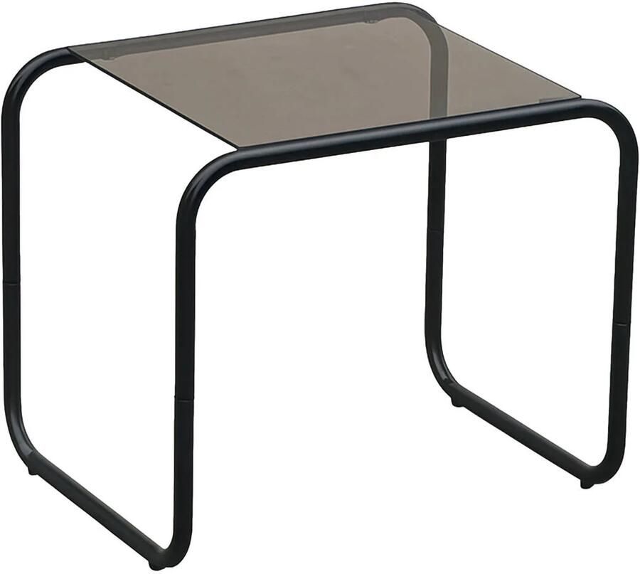 Leitmotiv Bijzettafel Ventana Zwart 50x40x45cm Modern