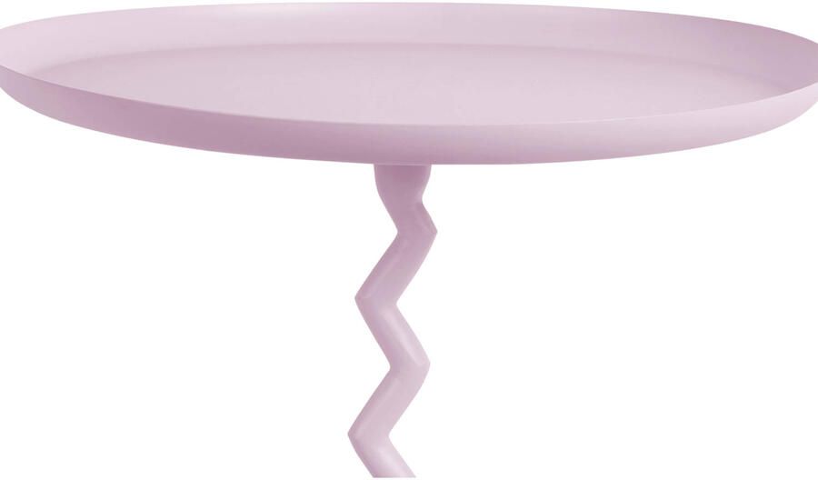 Leitmotiv Bijzettafel Zig Zag Medium Zachtpaars - Foto 2