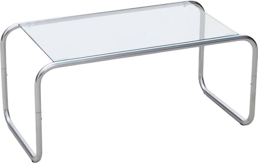 Leitmotiv Salontafel Ventana Chroom 80x40x36cm Modern